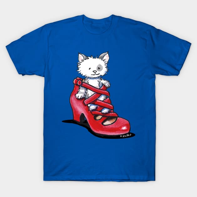 Awhile In My Shoes T-Shirt by KiniArt